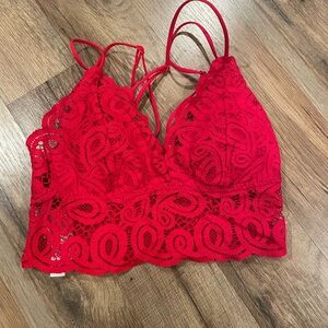 Red Victoria Secret Bralette